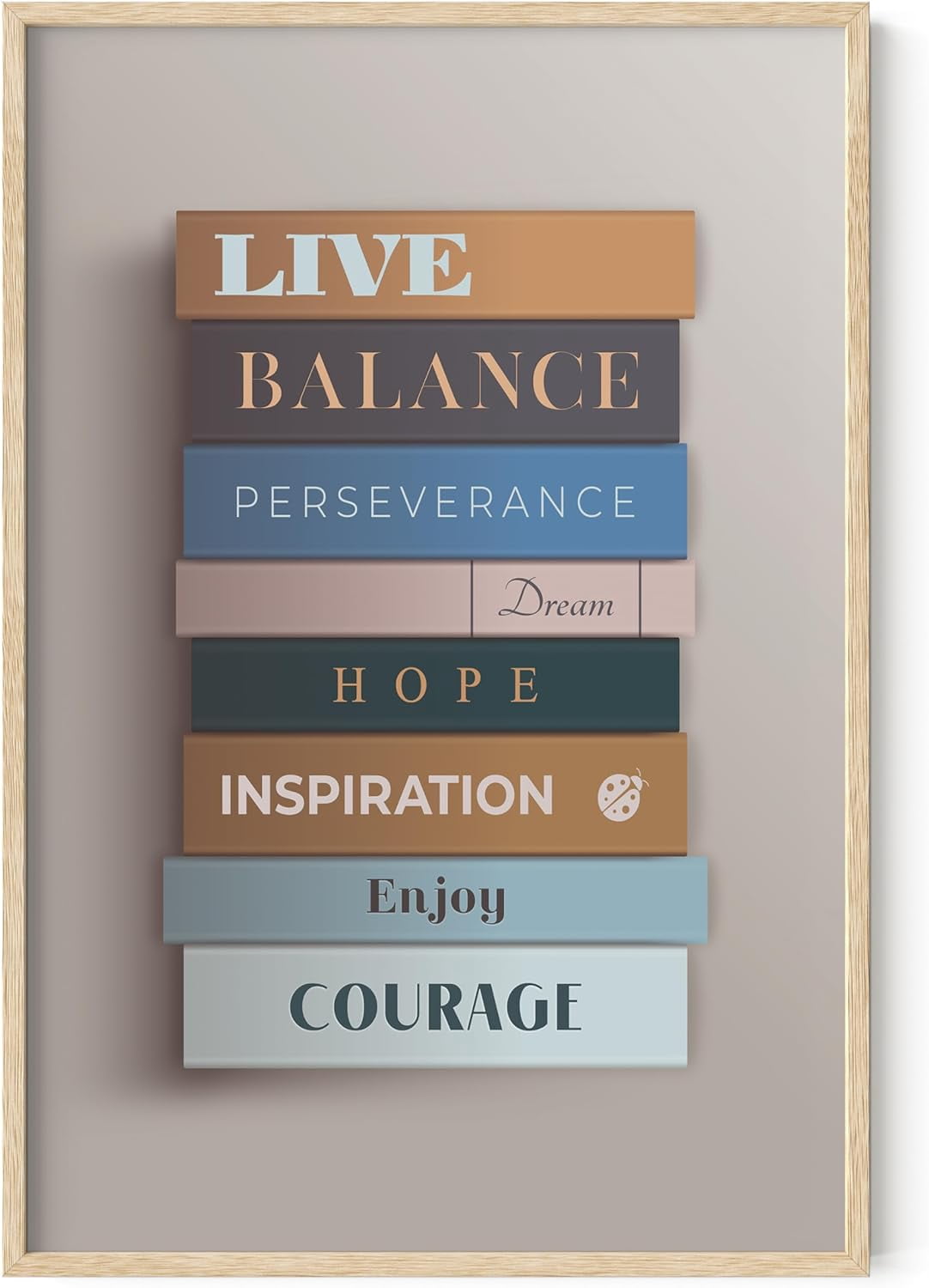 HAUS AND HUES Mindset Is Everything Wall Art - Motivational Posters For ...