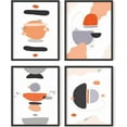 thumbnail image 1 of HAUS AND HUES Minimal Abstract Art Posters - Set of 4 Geometric Art Abstract Posters, Modern Art Posters Abstract Wall Decor Minimal Art Aesthetic Posters for Room (Unframed 11x14), 1 of 1