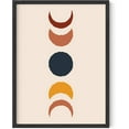 thumbnail image 1 of HAUS AND HUES Moon Phases Wall Art Boho Prints Mid Century Modern Wall Art Boho Posters and Prints Moon Picture Wall Art Mid Century Modern Print Moon Decor & Moon Poster UNFRAMED 12” x 16”, 1 of 6