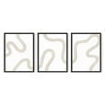 thumbnail image 1 of HAUS AND HUES Neutral Wall Art - Set of 3 Beige Wall Art Geometric Wall Decor, Boho Wall Art Neutral Wall Decor, Abstract Wall Art for Living Room Boho Pictures Modern Wall Art (Framed Black 12x16), 1 of 6