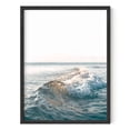 thumbnail image 1 of HAUS AND HUES Ocean Wall Art and Wave Poster - Ocean Wave Posters and Beach Art Ocean Posters Wave Poster and Ocean Wall Decor Hawaii Surfer Room Decor | Waves (Black Framed, 12x16), 1 of 6