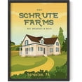 thumbnail image 1 of HAUS AND HUES The Office Poster, Schrute Farms, Dwight Schrute, The Office Wall Art, Funny Posters, The Office Decor, The Office Schrute Farms, TV Show Posters, Dwight Schrute (Black Framed, 12x16), 1 of 5