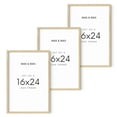 thumbnail image 1 of HAUS AND HUES Picture Frames 16x24 - Set of 3 16x24 Frame 3 Pack, 16x24 Picture Frames for Wall, Poster Frames 16x24, 16 x 24 Frames Photo Frame, 3 Piece Picture Frame (Beige Frame), 1 of 6