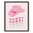 thumbnail image 1 of HAUS AND HUES Pink Posters Preppy Posters - Pink Posters for Room Aesthetic Preppy Paintings Dorm Wall Art for College Girls Cute Preppy Room Decor VSCO Posters Pink Glam Cowgirl Hat (Unframed 16x20), 1 of 6