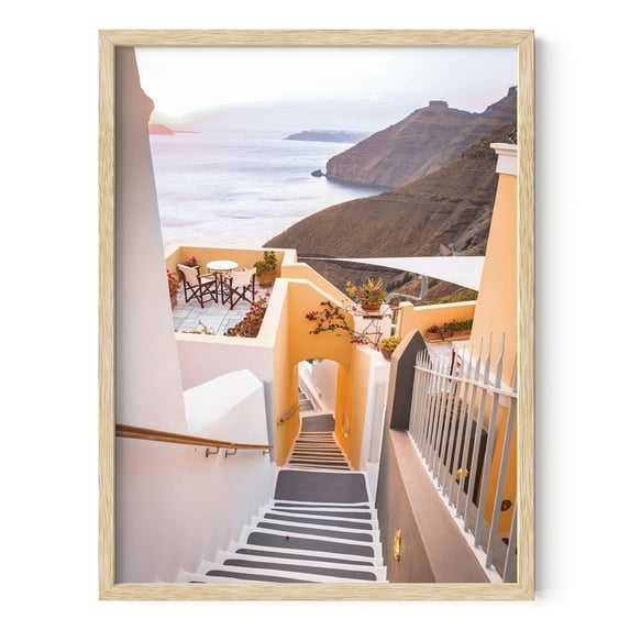 HAUS AND HUES Posters of Beach Scenes and Wall Art of Italy - Beautiful Scenery Wall Art and Lake Beach Decor | Mediterranean Wall Art of Italian Landscape Picture | UNFRAMED 12"x16"