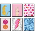 thumbnail image 1 of HAUS AND HUES Preppy Pictures for Wall - Set of 6 Pink Posters for Room Aesthetic, Dorm Posters for College Girls, Preppy Posters for Bedroom Wall Art Pink Aesthetic, Cute Posters (Unframed 8x10), 1 of 6