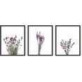 thumbnail image 1 of HAUS AND HUES Purple Floral Wall Art Set of 3 - Lavender Flower Picture for Bedroom, 3 Botanical Prints, Floral Art Prints, Plant Posters for Room Aesthetic (16x20, UNFRAMED), 1 of 6