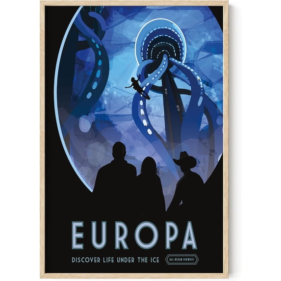 HAUS AND HUES Space Posters, Retro Sci Fi Art, Vintage Space Wall Art ...