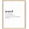 thumbnail image 1 of HAUS AND HUES Travel Wall Decor Travel Posters Wanderlust Decor Travel Quotes Wall Art Typography Decor Adventure Wall Decor Travel Art White Wall Travel Theme Decor Unframed 16x20, 1 of 6
