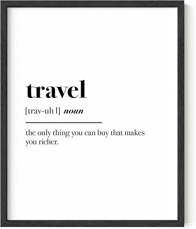 HAUS AND HUES Travel Wall Decor Travel Posters Wanderlust Wall Decor ...