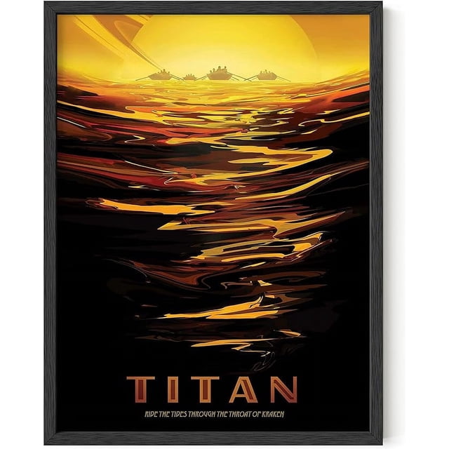 HAUS AND HUES Vintage Space Posters - Retro Sci Fi Art Space Posters ...