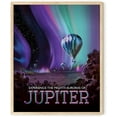 thumbnail image 1 of HAUS AND HUES Vintage Space Wall Art - Exploration Wall Art Space Posters, Retro Sci Fi Art Space Wall Decor, Vintage NASA Tourist Posters, NASA JPL Poster Scifi Jupiter (Framed Beige 16x20), 1 of 5
