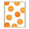 thumbnail image 1 of HAUS AND HUES Wall Art for Kitchen Fruit Colorful Fruit Orange Kitchen Fruit Wall Decor Fruit Picture Wall Art Fruit Prints Botanical Fruit Prints Fruit Wall Art Orange Collage (Framed Beige, 16x20), 1 of 6