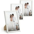 thumbnail image 1 of HAUS AND HUES White Wood Picture Frames 5x7 - Set of 3 5x7 Frames for Pictures, Gallery Wall Frame Set, 5x7 Picture Frames Collage Wall Decor, Photo Frames 5x7, Wood Frames 5x7 (White Oak Frames), 1 of 6