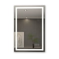 thumbnail image 1 of HAUSCHEN HOME 36x24 inch LED Bathroom Wall Mounted Makeup Vanity Anti Fog Mirror , Vertical & Horizontal, 1 of 9
