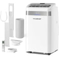 thumbnail image 1 of HAUSHOF 12000 BTU Portable Air Conditioners, Portable AC with Cool, Fan, Dry & Sleep Mode, AC Unit Portable with 35°-70° Auto Swing, Remote Control, 24H Timer, with Window Kit & Exhaust Hose Sleeve, 1 of 8