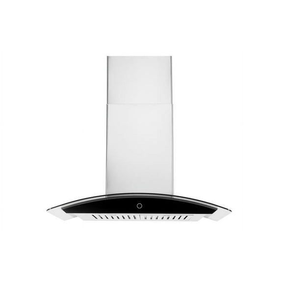Hauslane|Chef Series WM-639 36-inch Wall Mount Range Hood | Tempered Glass Stove Ventilation | 3 Speed, Professional Suction, Touch Control, Baffle Filters | Vented or Ductless