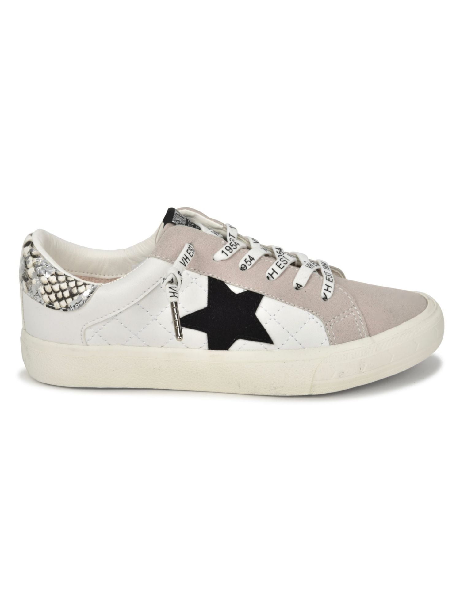 AQUA Womens Beige Snakeskin 1/2