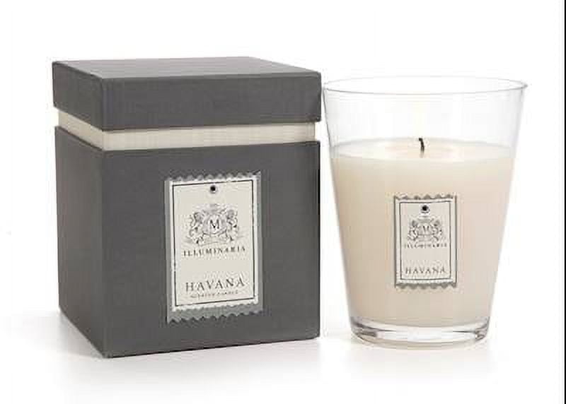 HAVANA Zodax Illuminaria Scented 12 oz Jar Candle with Gift Box
