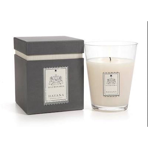 HAVANA Zodax Illuminaria Scented 12 oz Jar Candle with Gift Box