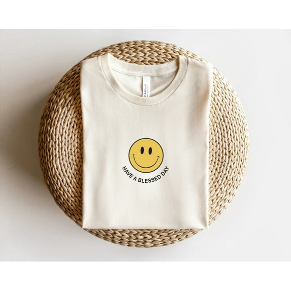HAVE A BLESSED DAY sleeve Tees