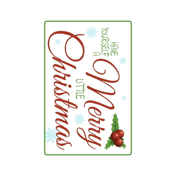 HAVE YOURSELF A MERRY LITTLE CHRISTMAS Decal holiday song | Indoor/Outdoor | 12" Tall