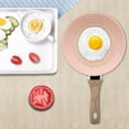 thumbnail image 1 of HAVELOR 12-inch Maifan Stone Non-Stick Frying Pan, Even Heating for Quick Cooking, Perfect for Sautéing Vegetables and Eggs(pink,16cm), 1 of 7