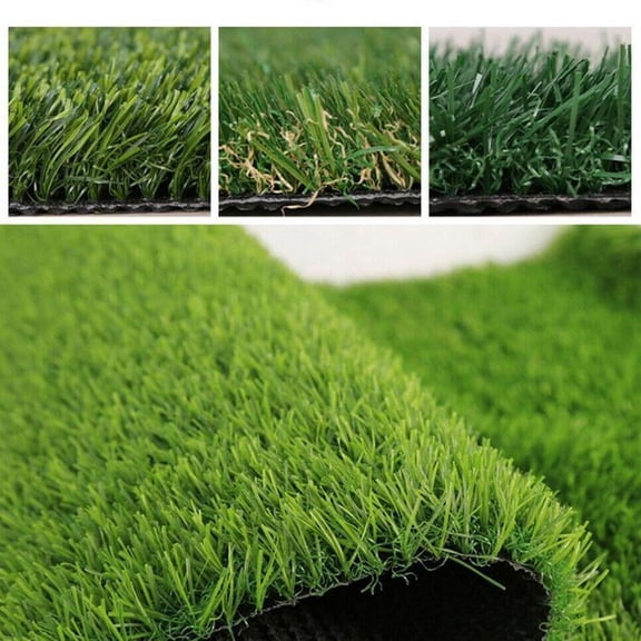 HAVELOR Artificial Grass Tile, 19.7x19.7 in, Moisture-Proof & Flame-Retardant, Easy DIY Backyard or Balcony Flooring(green,50*100cm)