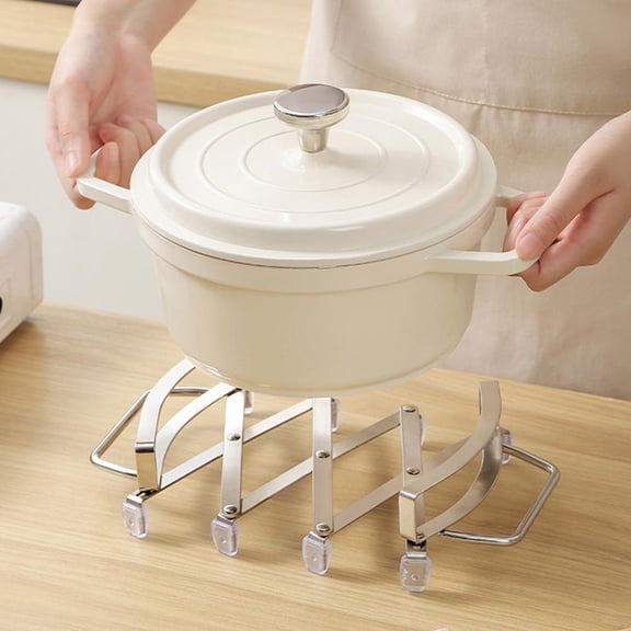 HAVELOR Expandable Hot Pot Trivet, 6.14" to 14.25" Retractable Design, Protects Countertops from Heat Damage(A,1pcs)