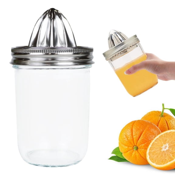 HAVELOR Manual Citrus Juicer, 16 oz Capacity with Triple Lid, Mess-Free Portable Juicing for Home, Gym, or Office(86mm,1pcs)