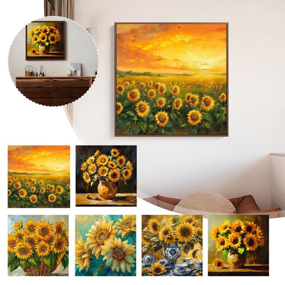 HAVELOR Oil Canvas Landscape Sticker Kit, 11.81 x 15.75 in, Create Unique Personalized Scenic Art, Perfect for DIY Home Decor and Craft Projects(B,30*40cm)