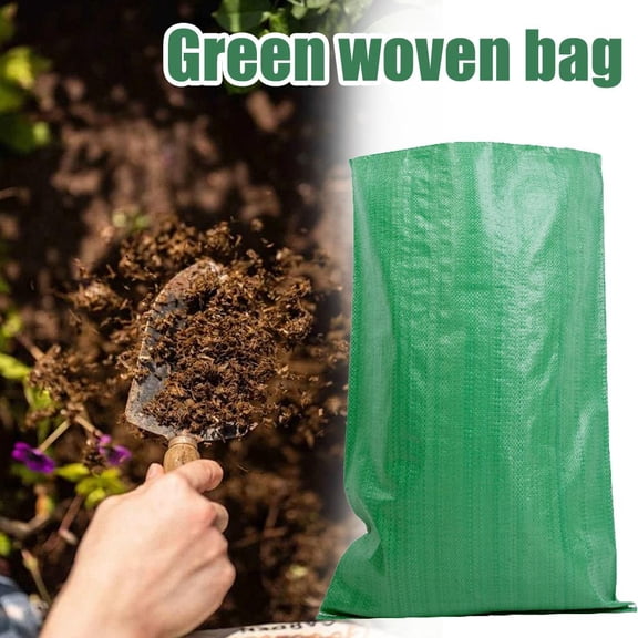 HAVELOR Polypropylene Woven Sand Bag, 14x26 Inch, Heavy-Duty Flood Control Barrier, Ideal for Emergency Flood Mitigation and Construction Projects(40*60cm,5pcs)