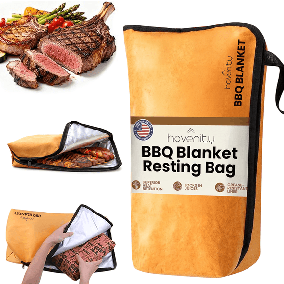 BBQ Blanket Meat Resting Bag – Reusable Insulated Pouch for Smoking Brisket, Beef & Pork – Essential Grilling Accessory Gift