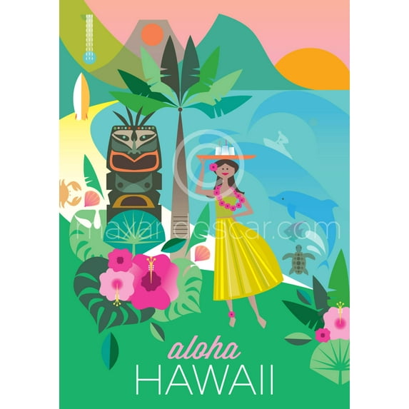 HAWAII ALOHA PRINT
