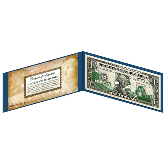 HAWAII State $1 Bill *Genuine Legal Tender* U.S. One-Dollar Currency *Green*