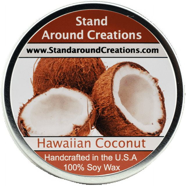 Tropical Coconut 11oz. Glass Soy Wax Candle