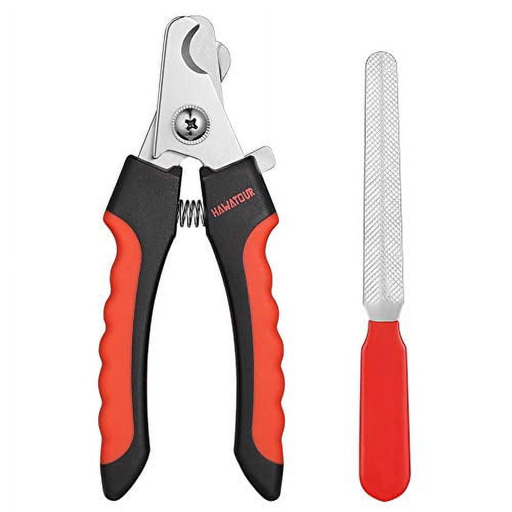 HAWATOUR Dog Nail Clippers Professional Pet Clipper Trimmers Safety Guard Avoid Over Cutting Grooming Razor File Medium Large Cat Red 04d6bd65 53f8 429c abc8 8b6644ca1e4e.40ce7b5618e29134be417615369c3915