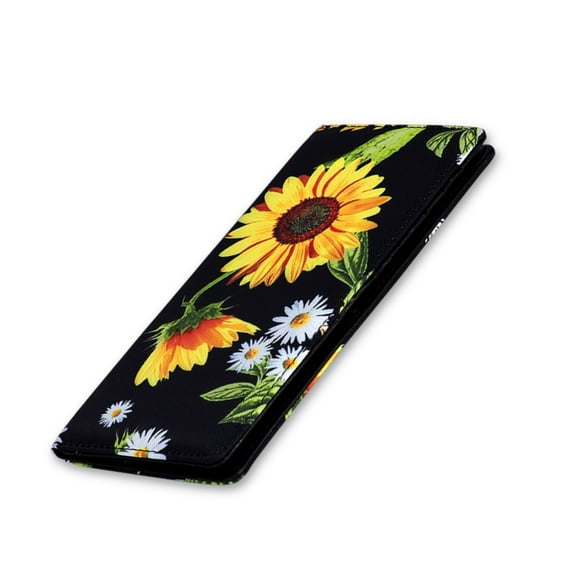 HAWEE Bifold Long Wallets for Women - 12 Card Slots Ultra Slim Thin Wallet RFID Blocking Credit Card Holder Bifold Long Ladies Billfold