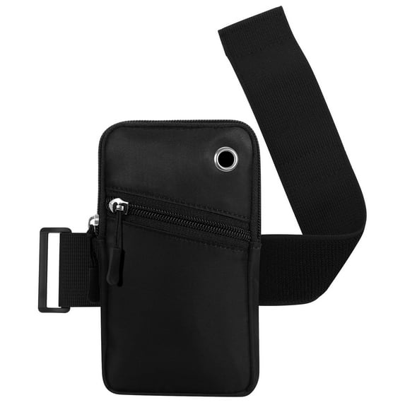 HAWEE Cell Phone Armbands Pouch for Women Running Bag Compatible with Cellphone 6.28 Inches Full-Screen, Black A