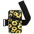 thumbnail image 1 of HAWEE Cell Phone Armbands Pouch for Women Running Bag Compatible with Cellphone 6.28 Inches Full-Screen, Sunflower, 1 of 7