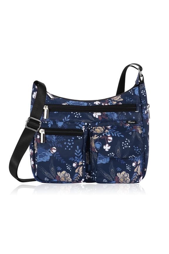 Crossbody Bag for Women - Multi-pocket Shoulder Bag Lightweight Messenger Bag Casual printed Purse Handbag Travel Bag
