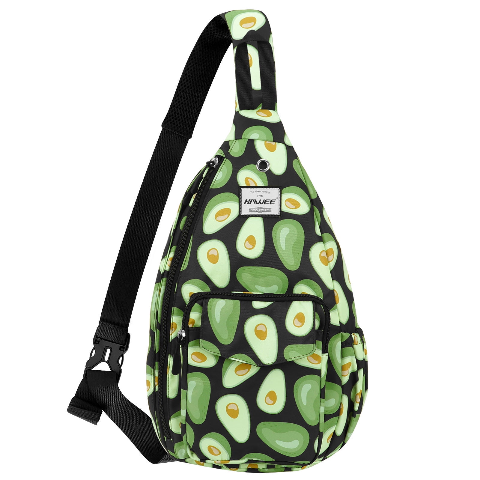 HAWEE Crossbody Sling Bag for Women One Shoulder Backpack for Hiking, Avocado
