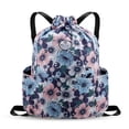 thumbnail image 1 of HAWEE Drawstring Backpack Water Resistant String Bag Sports Gym Sack Lightweight Sackpack with Side Pocket for Men Women, 1 of 7