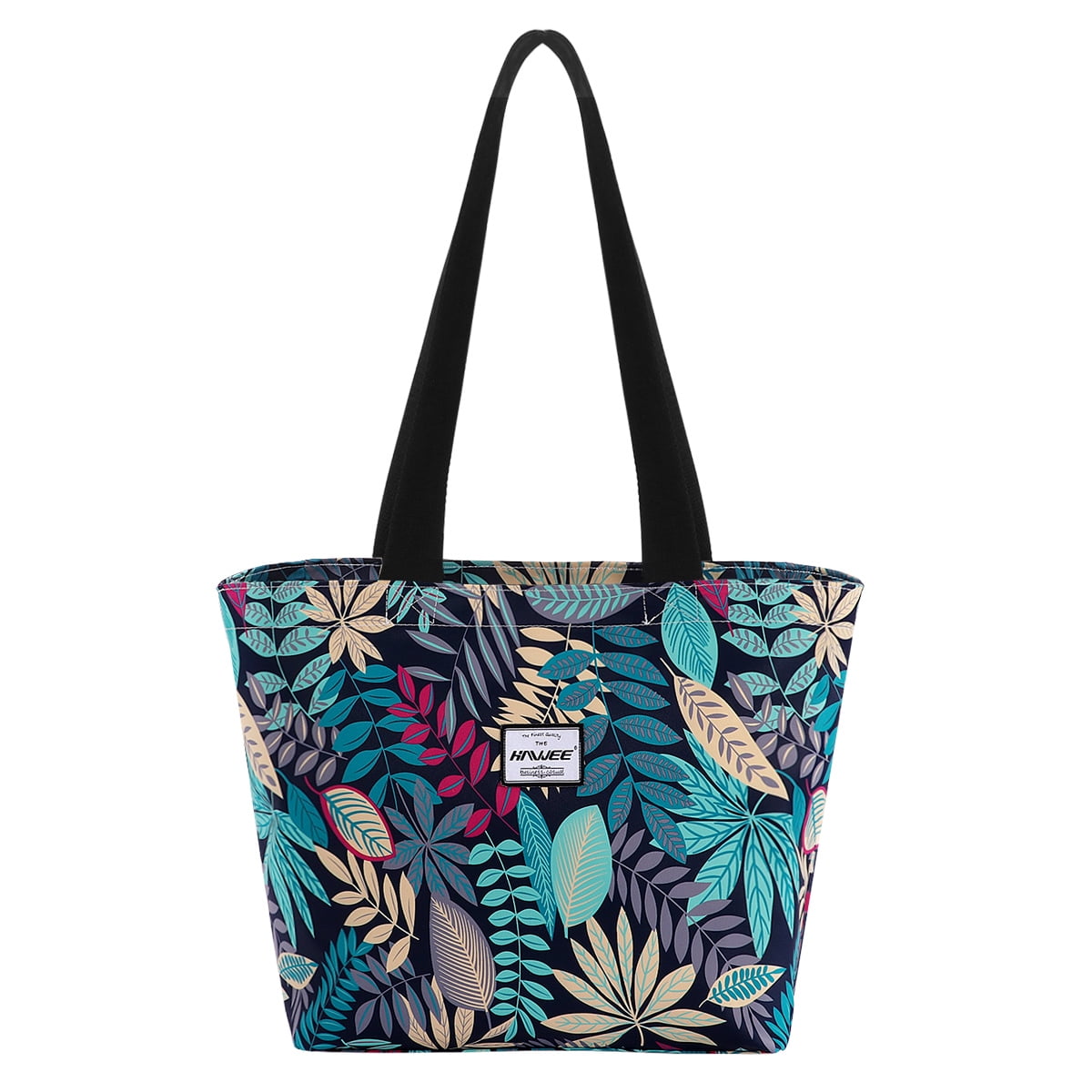 Women's Bag Shoulder Tote Handbag Beautiful Cherry Blossom Print Zipper  Purse Top-handle Zip Bags for Gym, Work, School
