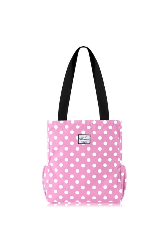 Floral Tote Bag Large Shoulder Bag with Multi Pockets for Gym Travel Beach Daily Bags