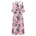 thumbnail image 1 of HAWEE Girls Casual Maxi Floral Dress Long Sleeve Pocket Dresses, 1 of 4