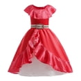 thumbnail image 1 of HAWEE Girls Red Princess Dress Birthday Halloween Party Queen Fancy-Dress Costume for Kids 2-12 Years, 1 of 8