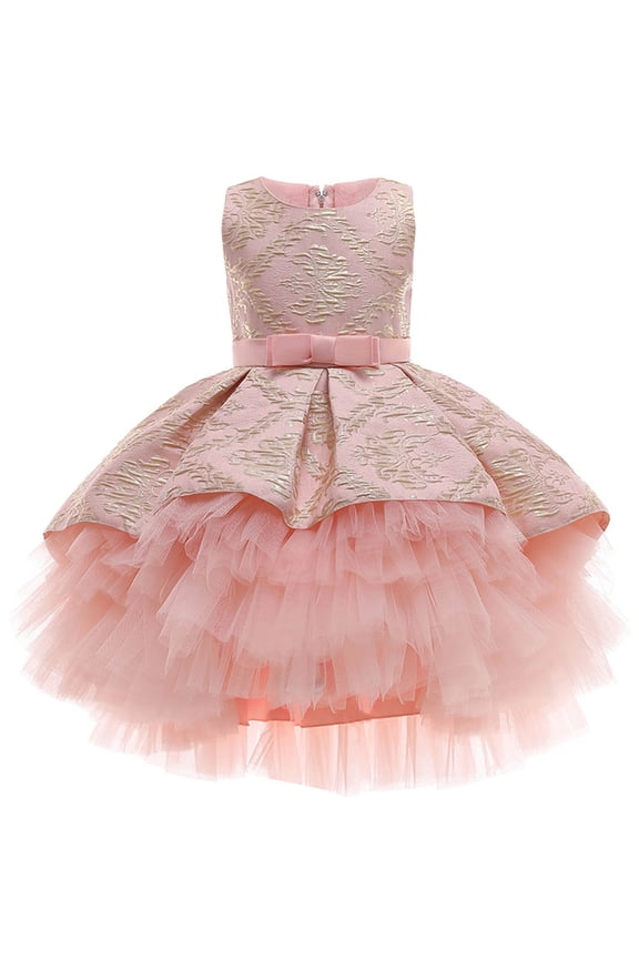 Girls High Low Party Dresses Princess for Girls Ball Gowns Dress