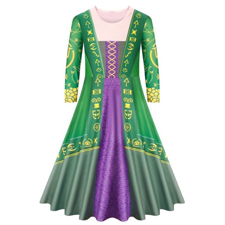 HAWEE Girls Witch Costume Halloween Fairy Cosplay Fancy Dress