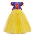 thumbnail image 1 of HAWEE Girls' Snow Princess Deluxe Costume Fancy Dress up with Accessories for Girls Halloween Christmas Party, 1 of 7